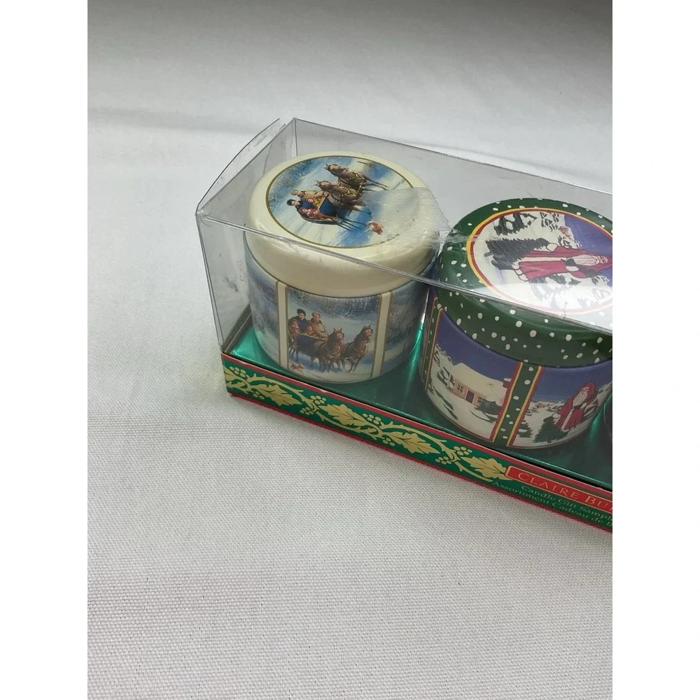 Claire Burke Candle Gift Sampler Retired Christmas Memories Holiday Jubilee